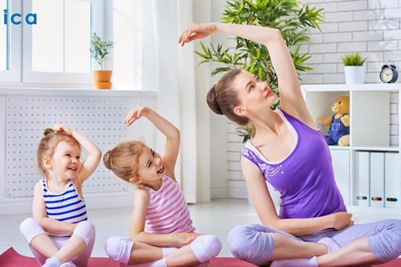Yoga tăng trưởng chiều cao và trí thông minh cho trẻ