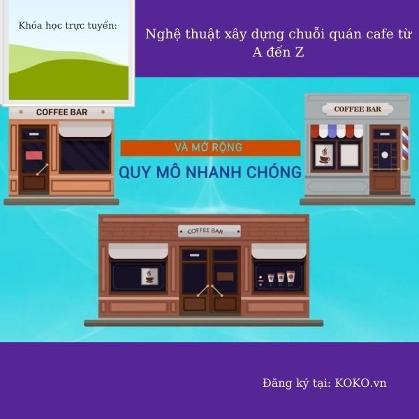 Nghệ thuật xây dựng chuỗi quán cafe, từ A đến Z