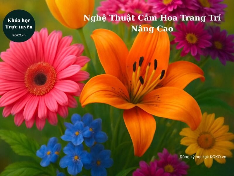 Nghệ Thuật Cắm Hoa Trang Trí Nâng Cao - Phan Thị Ngọc Mai