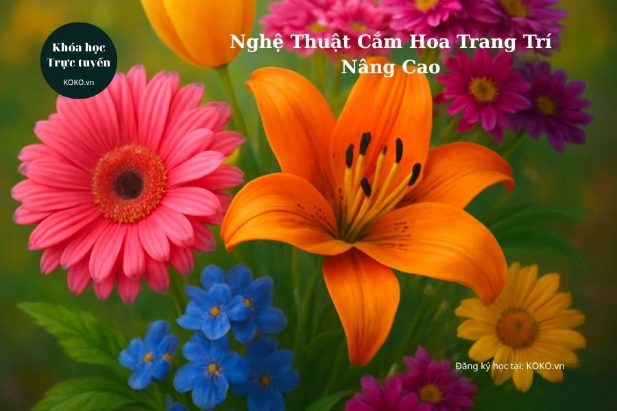 Nghệ Thuật Cắm Hoa Trang Trí Nâng Cao - Phan Thị Ngọc Mai